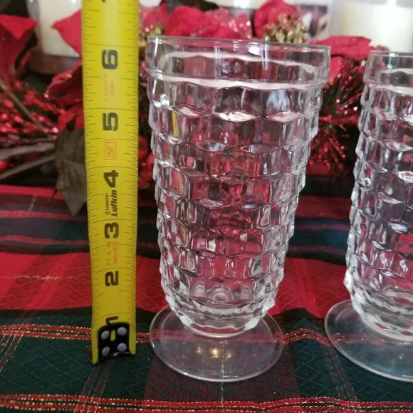 Vintage 90s Pair of Water Glasses - Picture 2 of 4